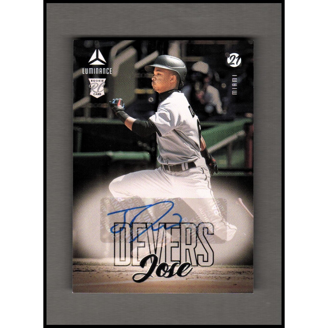 2021 Panini Luminance Autographs #2 Jose Devers