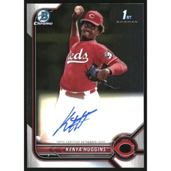 2022 Bowman Chrome Draft Autographs #CDAKH Kenya Huggins