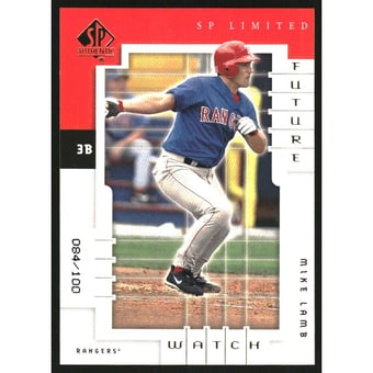 2000 SP Authentic Limited #117 Mike Lamb FW