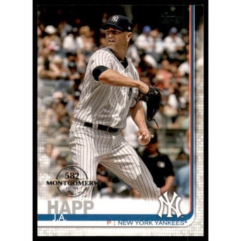 2019 Topps Factory Set 582 Montgomery #481 J.A. Happ
