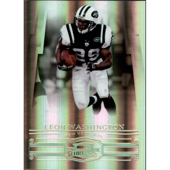 2007 Donruss Threads Gold Holofoil #109 Leon Washington