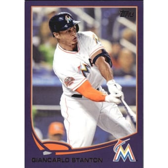 2013 Topps Toys R Us Purple Border #127 Giancarlo Stanton