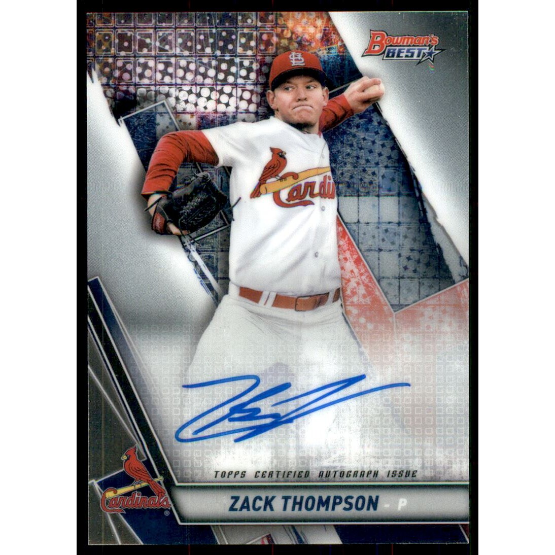 2019 Bowman's Best Best of '19 Autographs #B19ZT Zack Thompson