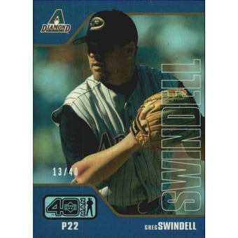 2002 Upper Deck 40-Man Electric Rainbow #662 Greg Swindell