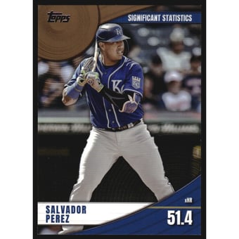 2022 Topps Significant Statistics Gold #SS13 Salvador Perez