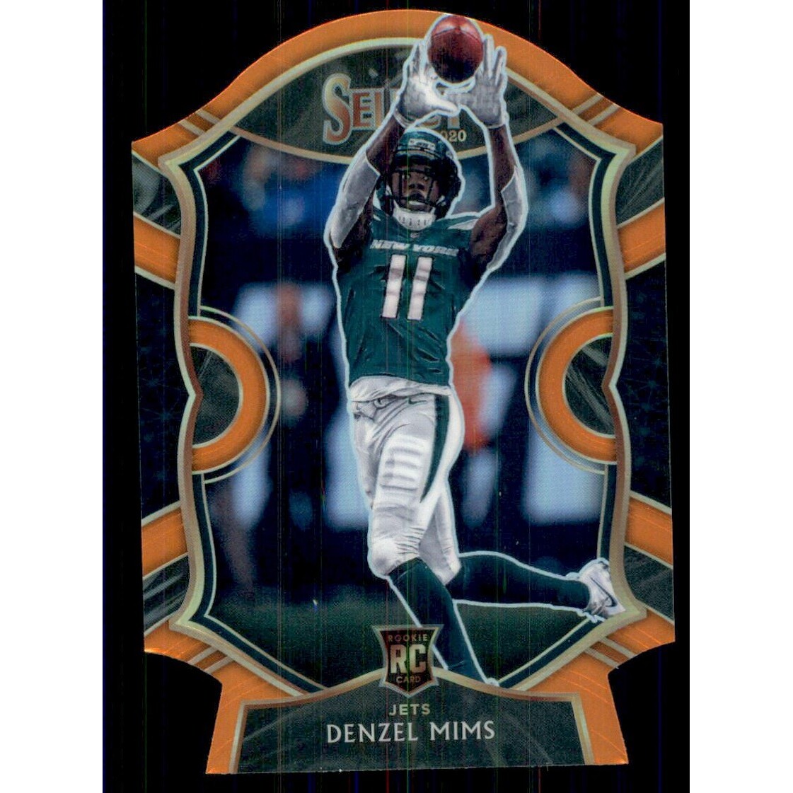 2020 Select Prizm Orange Die Cut #63 Denzel Mims