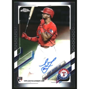 2021 Topps Chrome Rookie Autographs #RALT Leody Taveras