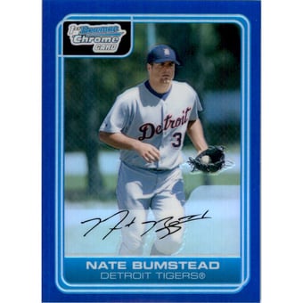 2006 Bowman Chrome Prospects Blue Refractors #BC74 Nate Bumstead