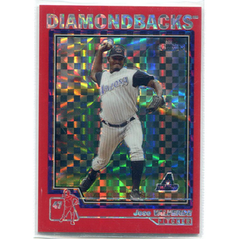 2004 Topps Chrome Red X-Fractors #343 Jose Valverde
