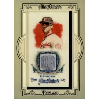 2013 Topps Allen and Ginter Framed Mini Relics #IDS Ian Desmond