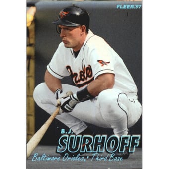 1997 Fleer Tiffany #14 B.J. Surhoff