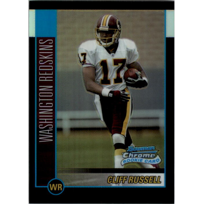 2002 Bowman Chrome Refractors #120 Cliff Russell. rookie card picture