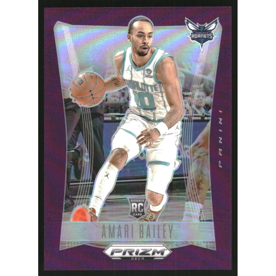 2023-24 Panini Prizm Deca Prizms Purple #296 Amari Bailey 2023-24 Panini Prizm Deca Prizms Purple #296 Amari Bailey