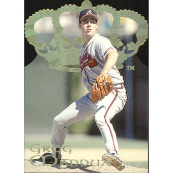 1995 Pacific Gold Crown Die Cuts #1 Greg Maddux