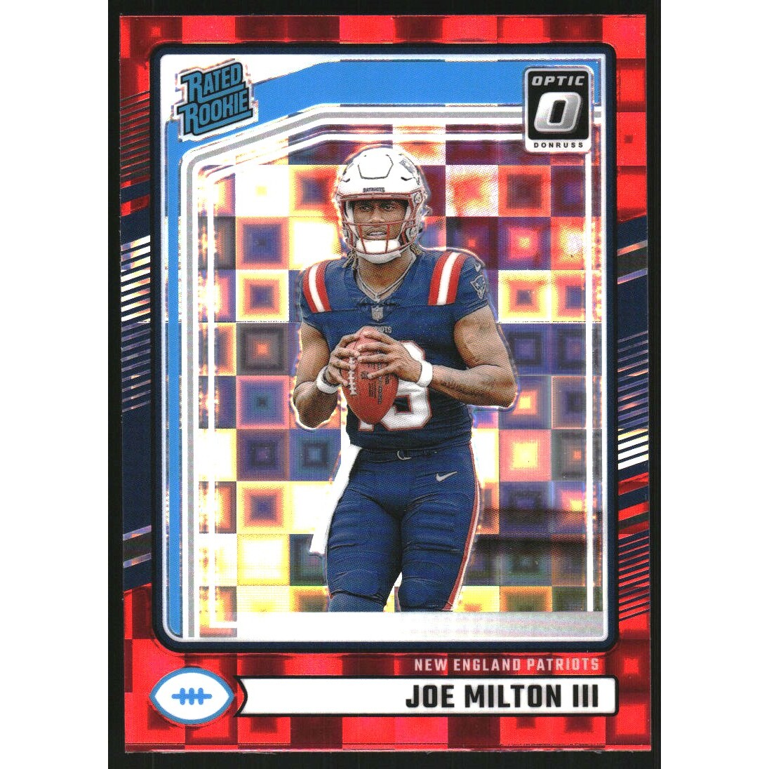 2024 Donruss Optic Rated Rookies Preview Red Pandora #319 Joe Milton III