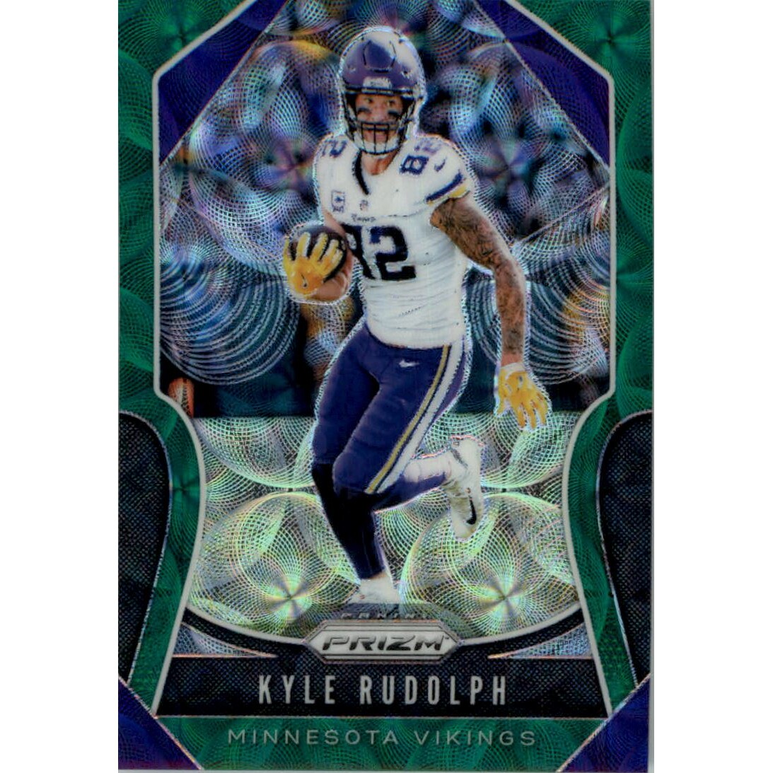 2019 Panini Prizm Prizms Green Scope #126 Kyle Rudolph