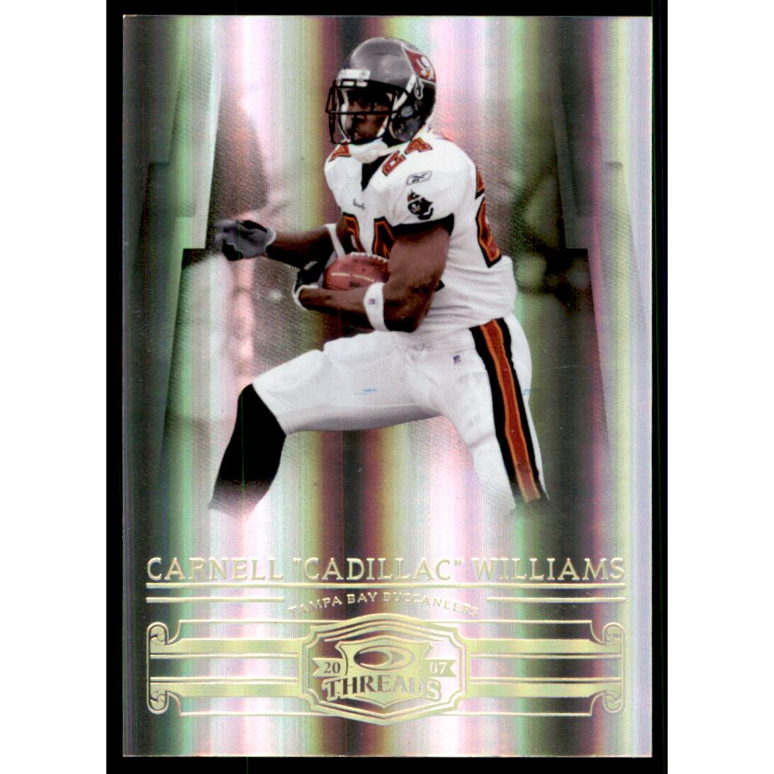 2007 Donruss Threads Gold Holofoil #124 Cadillac Williams