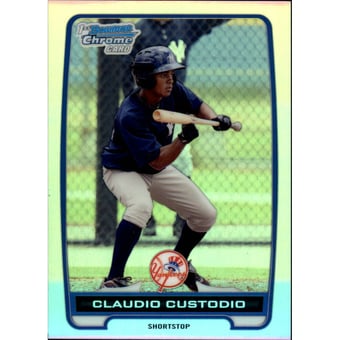 2012 Bowman Chrome Prospects Refractors #BCP22 Claudio Custodio