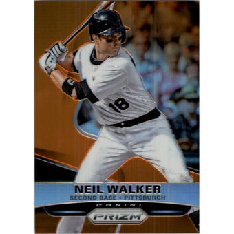 2015 Panini Prizm Prizms Orange #123 Neil Walker