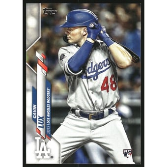 2020 Topps Base Set Photo Variations #292C Gavin Lux/gray jsy FACTORY