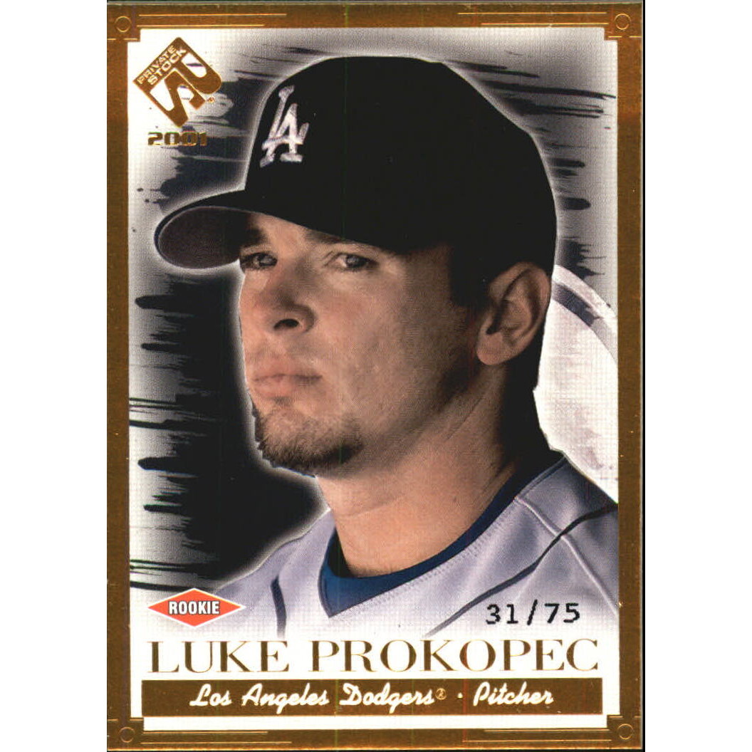 2001 Private Stock Gold Portraits #137 Luke Prokopec