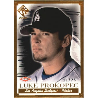 2001 Private Stock Gold Portraits #137 Luke Prokopec