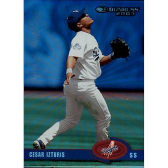 2003 Donruss Stat Line Season #308 Cesar Izturis/31