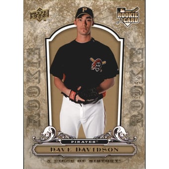 2008 UD A Piece of History Gold #135 Dave Davidson