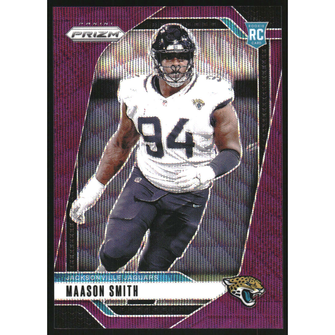 2024 Panini Prizm Prizms Purple Wave #368 Maason Smith