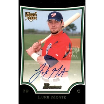 2009 Bowman #221 Luke Montz AU