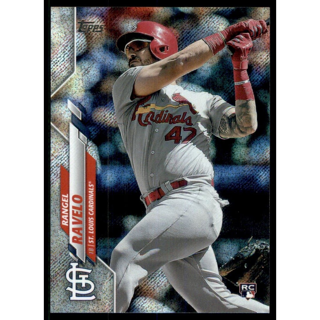 2020 Topps Factory Set Walmart Foilboard #676 Rangel Ravelo. rookie card picture