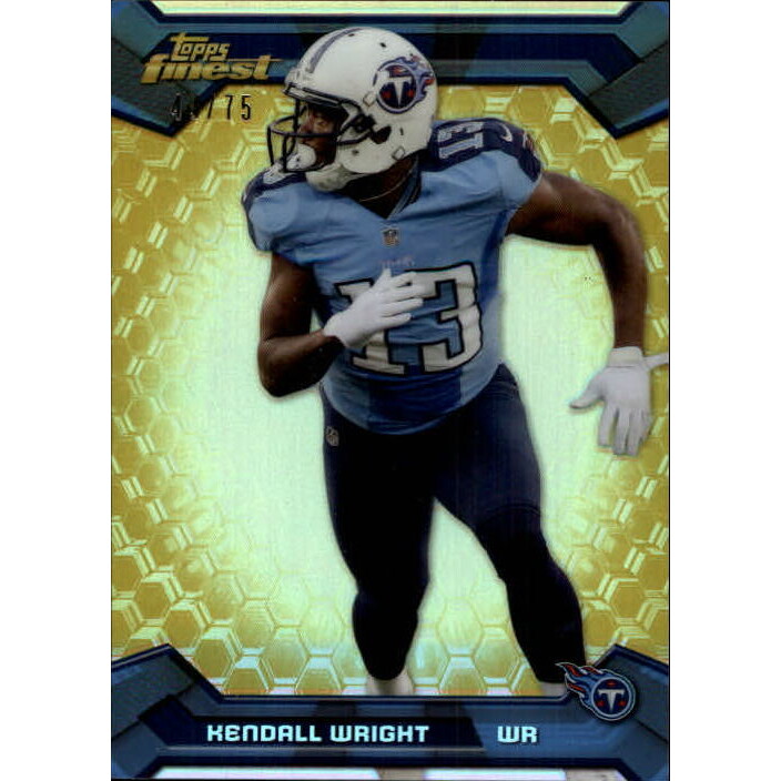 2013 Finest Gold Refractors #85 Kendall Wright