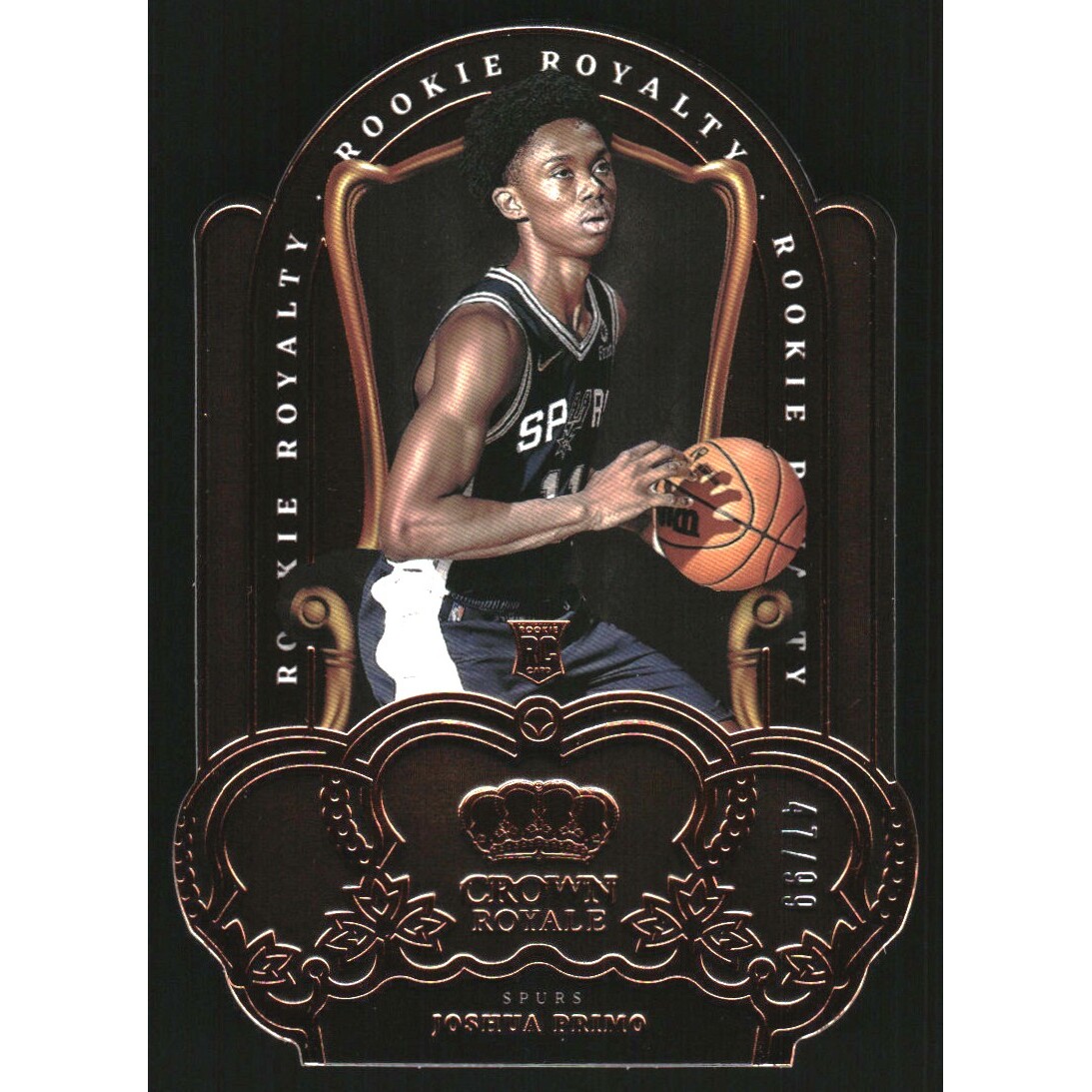 2021-22 Crown Royale Rookie Royalty #24 Joshua Primo