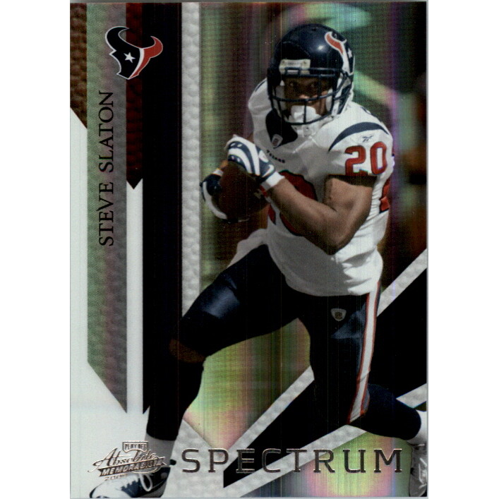2009 Absolute Memorabilia Spectrum Silver #40 Steve Slaton