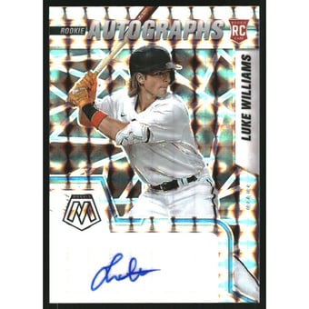 2022 Panini Mosaic Rookie Autographs Mosaic #57 Luke Williams