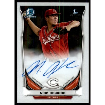 2014 Bowman Chrome Draft Draft Pick Autographs #BCANH Nick Howard