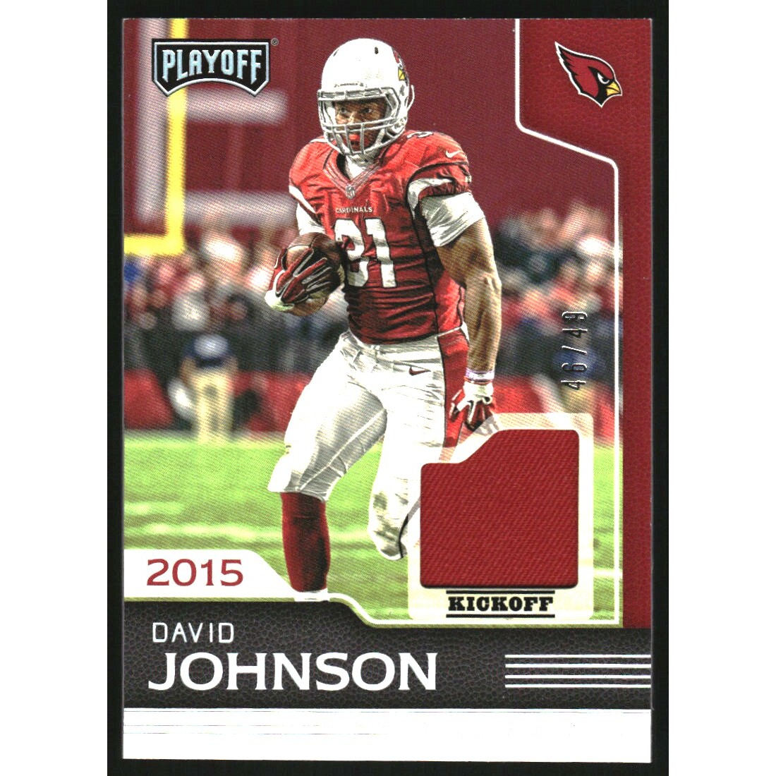 2016 Playoff Rookie Recall Jerseys Kickoff #RRDJ David Johnson