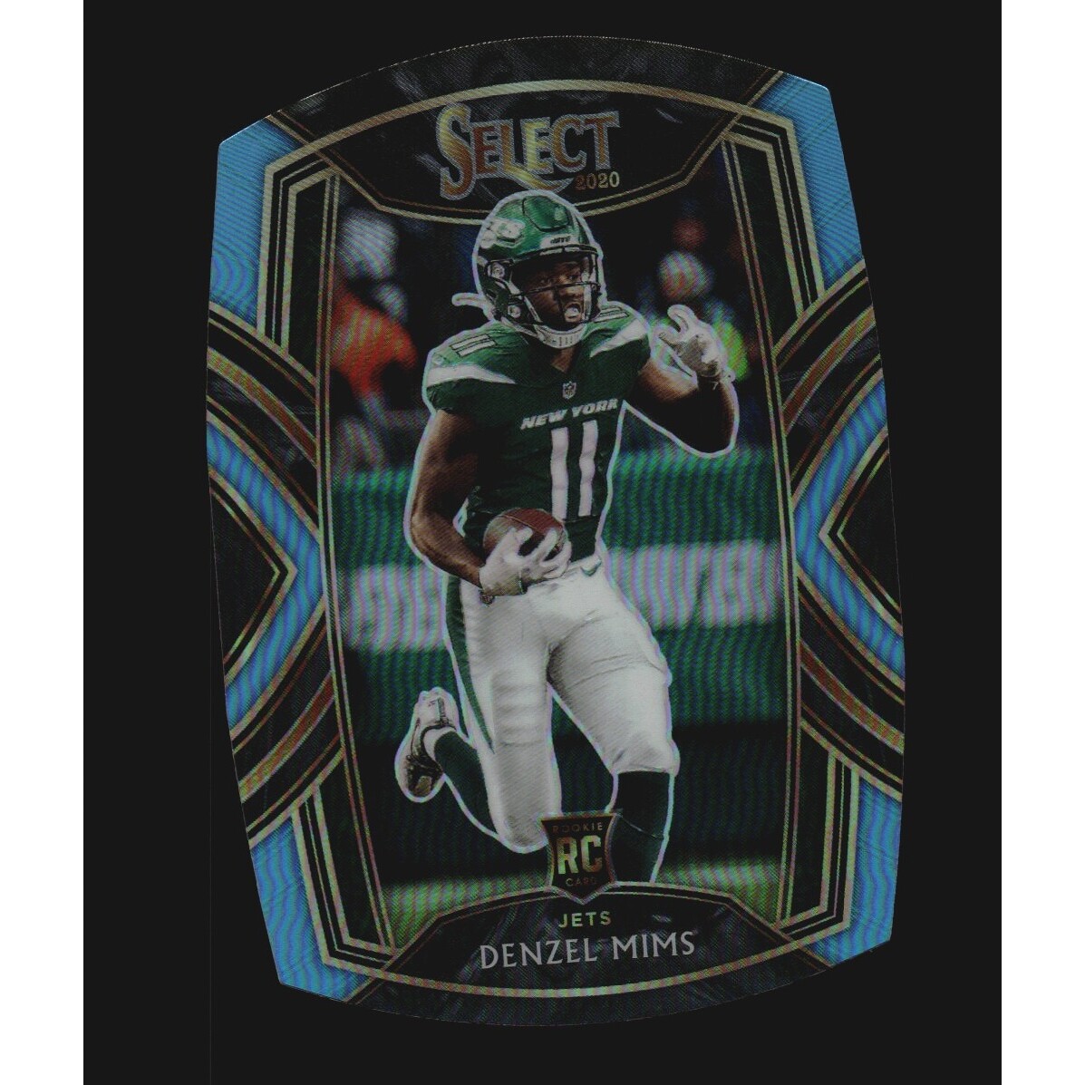 2020 Select Prizm Light Blue Die Cut #263 Denzel Mims