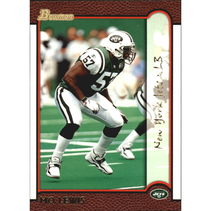 1999 Bowman Gold #41 Mo Lewis. rookie card picture