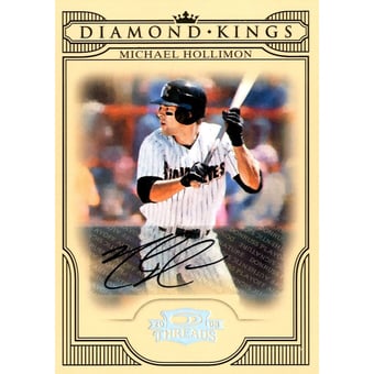 2008 Donruss Threads Diamond Kings Signatures #21 Michael Hollimon/500