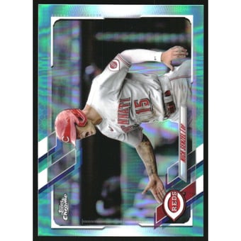 2021 Topps Chrome Aqua Refractors #162 Xander Bogaerts