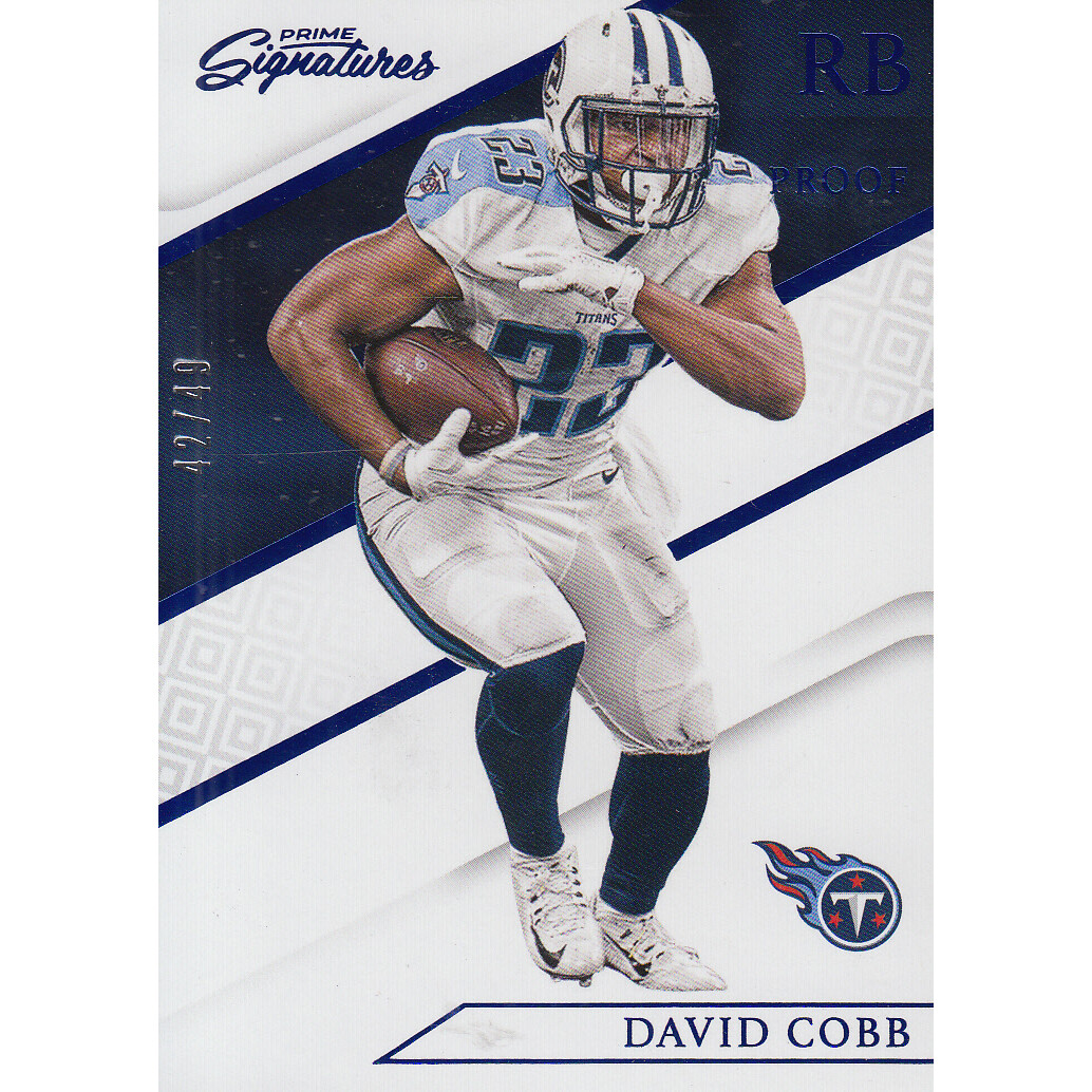 2016 Prime Signatures Prime Proof Blue #113 David Cobb