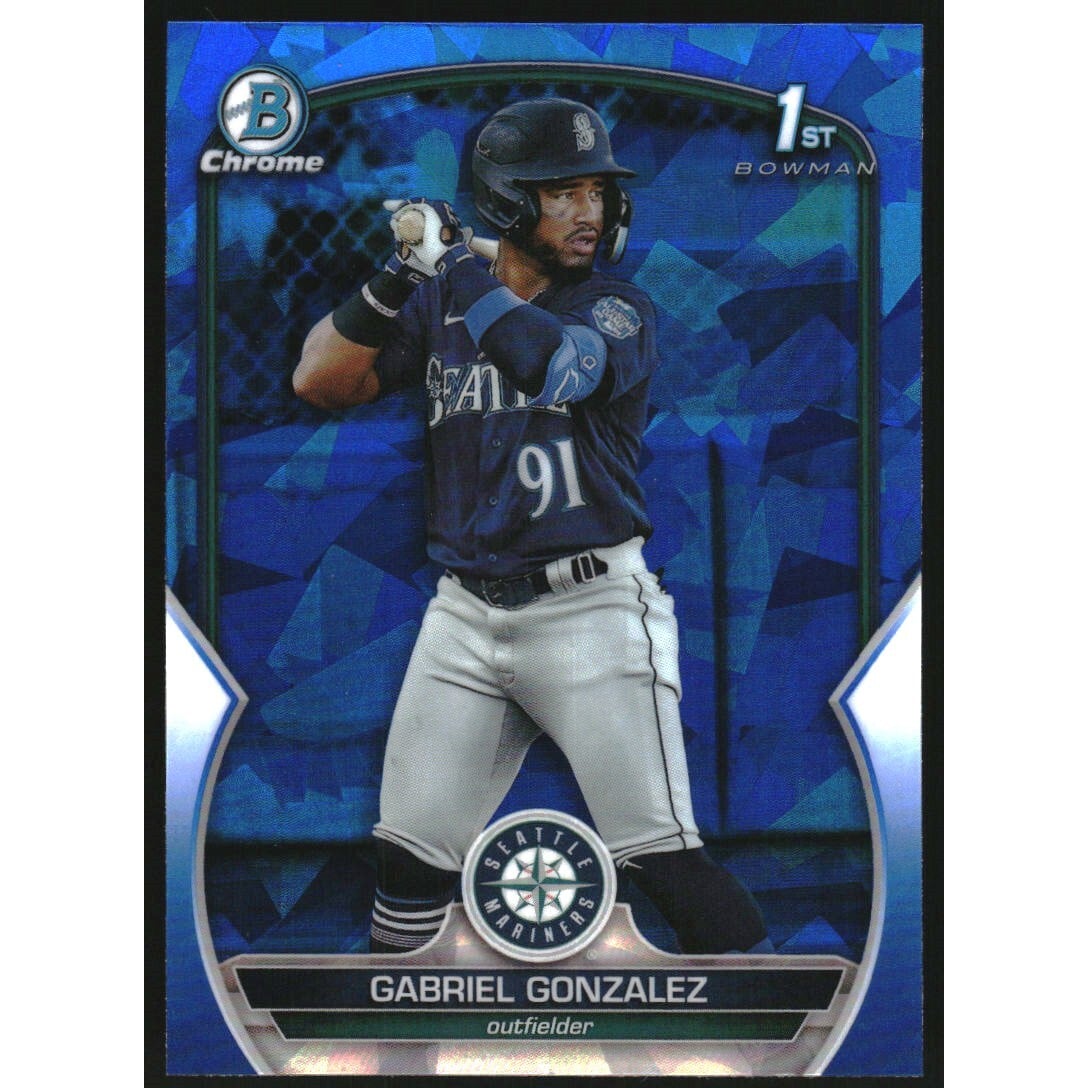 2023 Bowman Chrome Sapphire Prospects #BCP133 Gabriel Gonzalez. rookie card picture