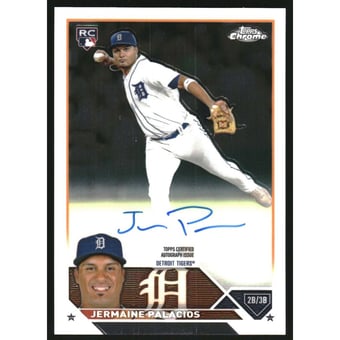 2023 Topps Chrome Rookie Autographs #RAJP Jermaine Palacios