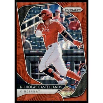 2020 Panini Prizm Prizms Red Wave #205 Nicholas Castellanos