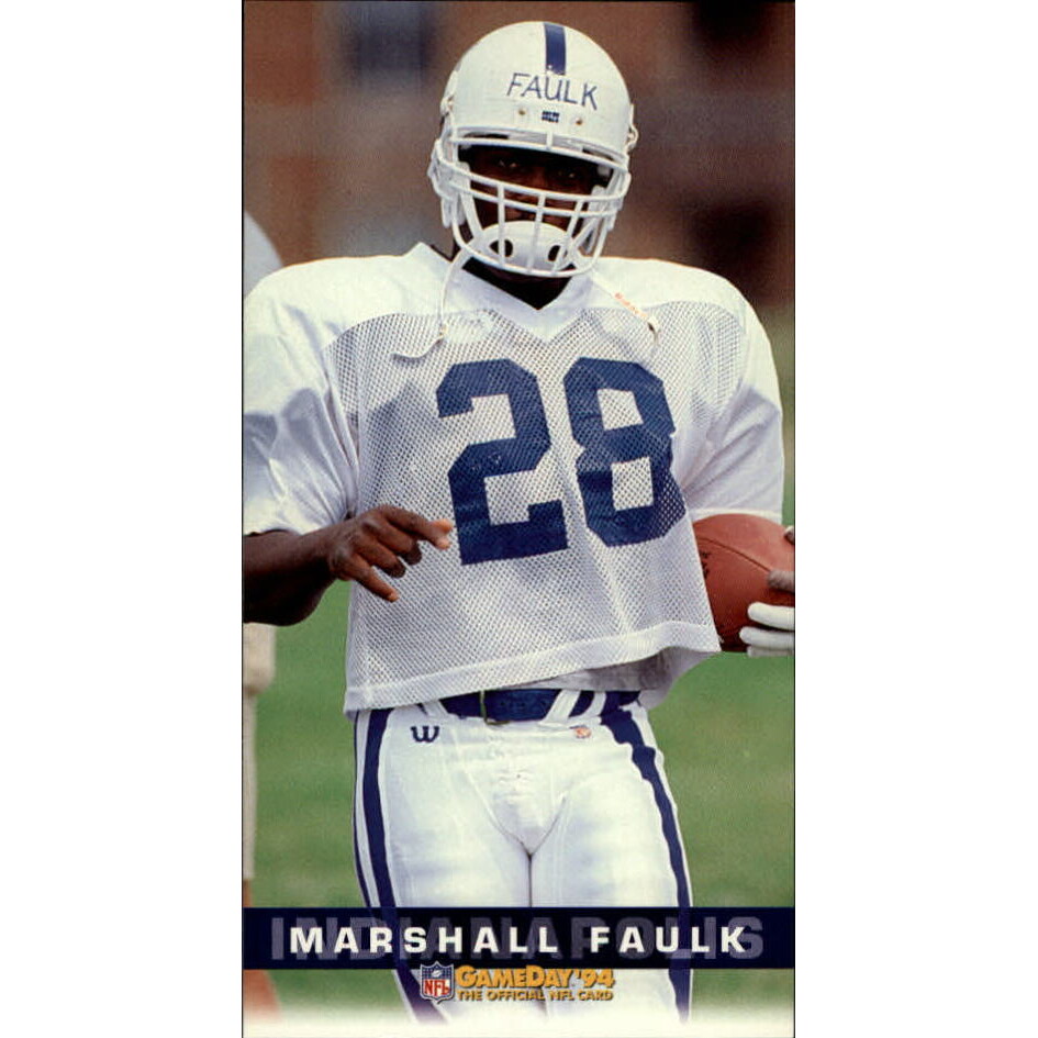 1994 GameDay #179 Marshall Faulk RC