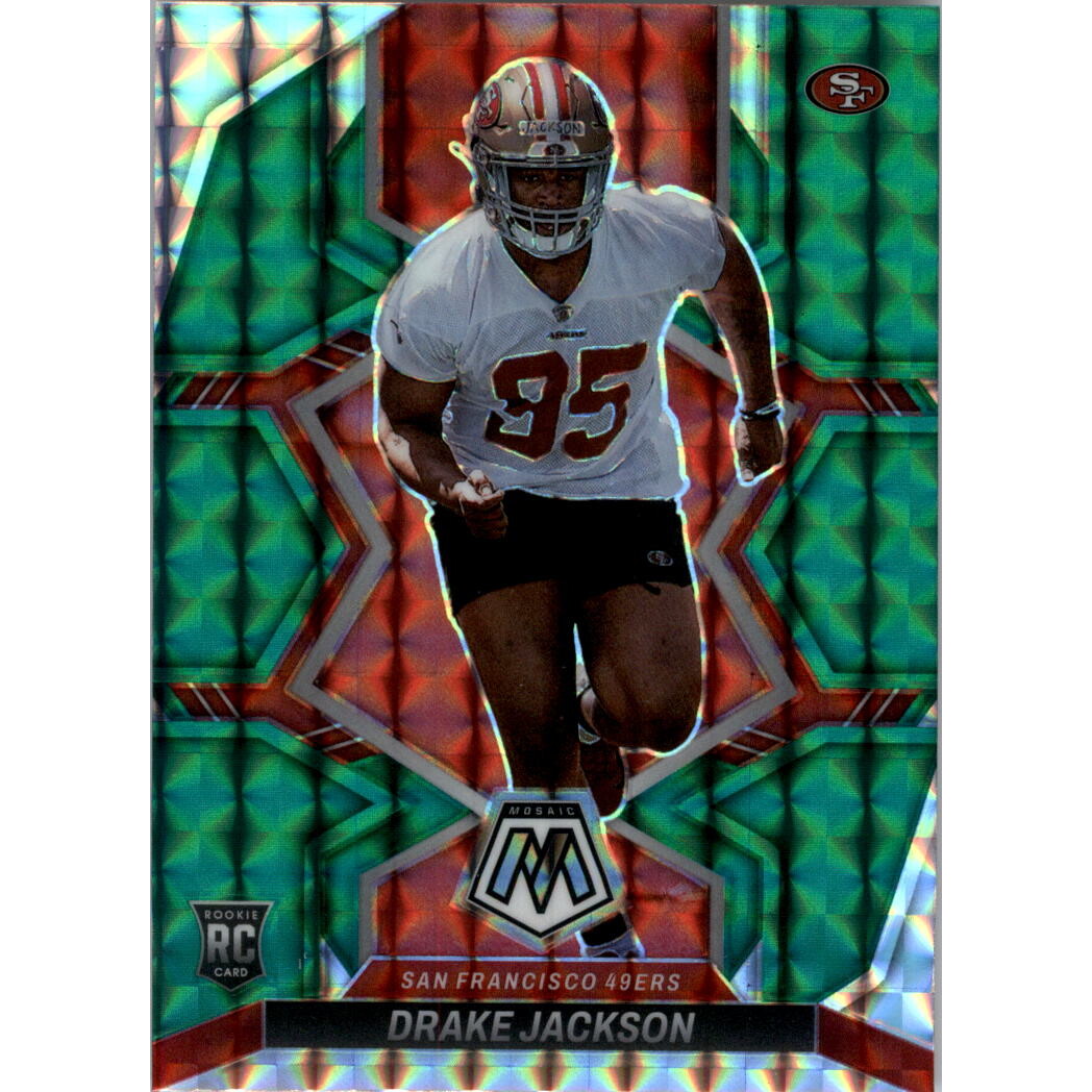 2022 Panini Mosaic Mosaic Green #394 Drake Jackson