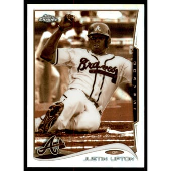 2014 Topps Chrome Sepia Refractors #93 Justin Upton