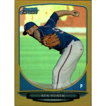2013 Bowman Chrome Mini Gold Refractors #35 Ben Rowen