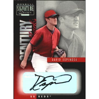2001 Donruss Signature Century Marks #11 David Espinosa/199